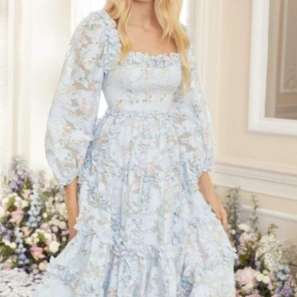 Needle & Thread Summer Blossom Ankle Gown Custom Made Replica - Picture 2 of 8